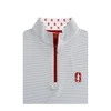 Stanford Grey Custom Collar Pin Dot Stripe Pullover