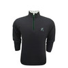 Michigan State Spartans Black Custom Collar Pin Dot Stripe Pullover