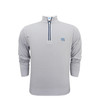 North Carolina Tar Heels White and Navy Argyle Collar Pin Dot Stripe Pullover