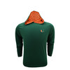 Miami Hurricanes 2025-26 College Football Playoff Custom Trim Green Hoodie