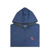 Ole Miss Navy Lightweight Heathered Zip Hoodie