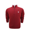 Indiana Hoosiers Crimson Heathered with Pockets Custom Trim Pullover