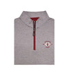 Indiana Hoosiers 2025 UNDEFEATED SEASON Crimson and Grey Heathered Stripe Cotton Pullover