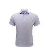 Particolored Gingham Performance Polo - Lavender & Light Blue