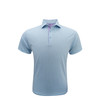 Micro Performance Polo - Light Blue with Lavender