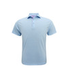 Micro Performance Polo - Light Blue with Lavender