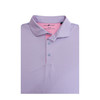 Interlink Performance Polo - Rose Quartz with Light Blue