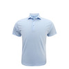 Ripple Performance Polo - Light Blue with Rose Quartz