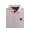 Alabama Crimson Tide Vintage 1/4 Stripe Performance Polo - White