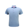Lisbon Performance Polo - Light Blue with Rose Quartz