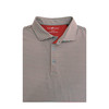 Heather Stripe Performance Polo - Mint & Cayenne