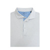 Florida Micro State Performance Polo - White with Light Blue