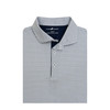 Henna Performance Polo - White with Navy & Sand