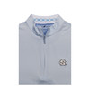 North Carolina Tar Heels Women's Argyle Trim Cross Hatch Performance Pullover - Carolina Blue