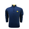 Michigan Wolverines Custom Print Performance Pullover - Navy
