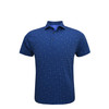 Lydian Lion Performance Polo - Navy with Blue and White