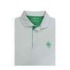 North Texas Mean Green Scrappy Crossways Polo - White with Grey and Green