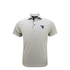 West Virginia Mountaineers Diamond Polo - White with Navy & Sand