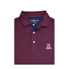 Arizona Wildcats 2026 NCAA March Madness Final Four Mini Stripe Cotton Polo - Denim & Red