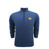 Michigan Wolverines Shepherd PrestigeZip Youth Pullover - Moonlight with Navy