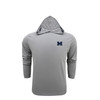 Michigan Wolverines Swish Custom Trim Hoodie - Grey
