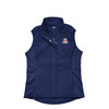 Arizona Wildcats Women’s Full Zip Quilted Vest - Navy