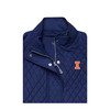 Illinois Fighting Illini Women’s Full Zip Quilted Jacket - Navy