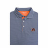 Auburn Tigers Ripple Polo - Navy