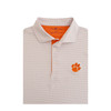 Clemson Tigers Checkers Polo - White
