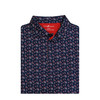 Windward Texas Flag Performance Polo - Navy with Red