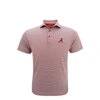 Alabama Crimson Tide 1/24 Stripe Polo - Crimson