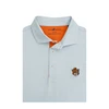 Auburn Vintage Beanie Tiger Extra Base Polo - White with Light Blue