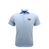 Auburn Tigers Vintage 1976 1/24 Stripe Polo - Light Blue
