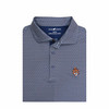Auburn Vintage Beanie Tiger Interlink Polo - Navy with Light Blue & Orange