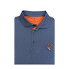 Auburn Vintage Beanie Tiger Spiral Polo - Navy with Light Blue & Orange