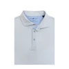 Particolored Gingham Performance Polo - Grey & Light Blue