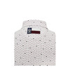 Texas A&M 150th Americana Micro Print Polo - White with Maroon