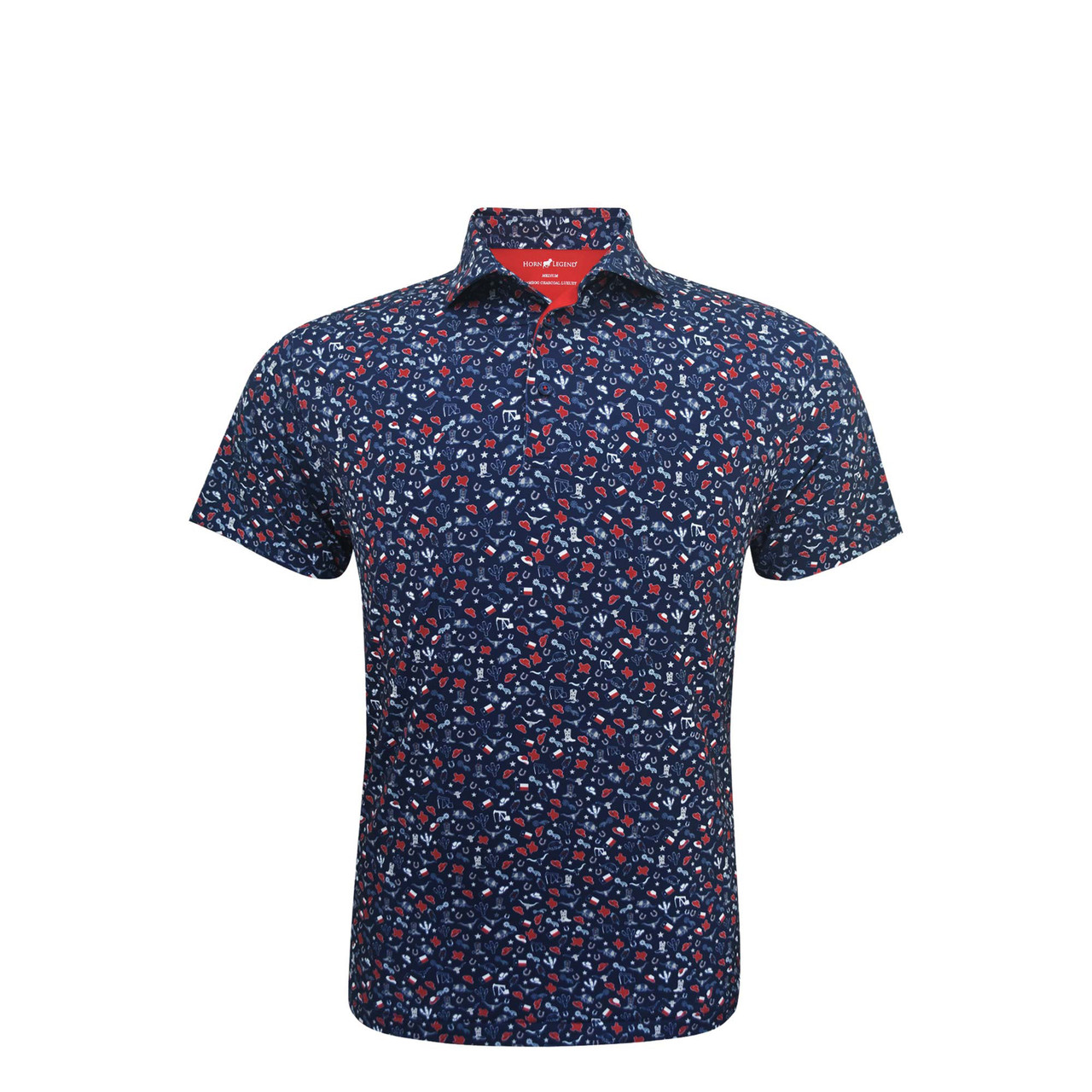 TENDERLOIN T-PILE POLO K 希少XL Texas Inspired Print Polo