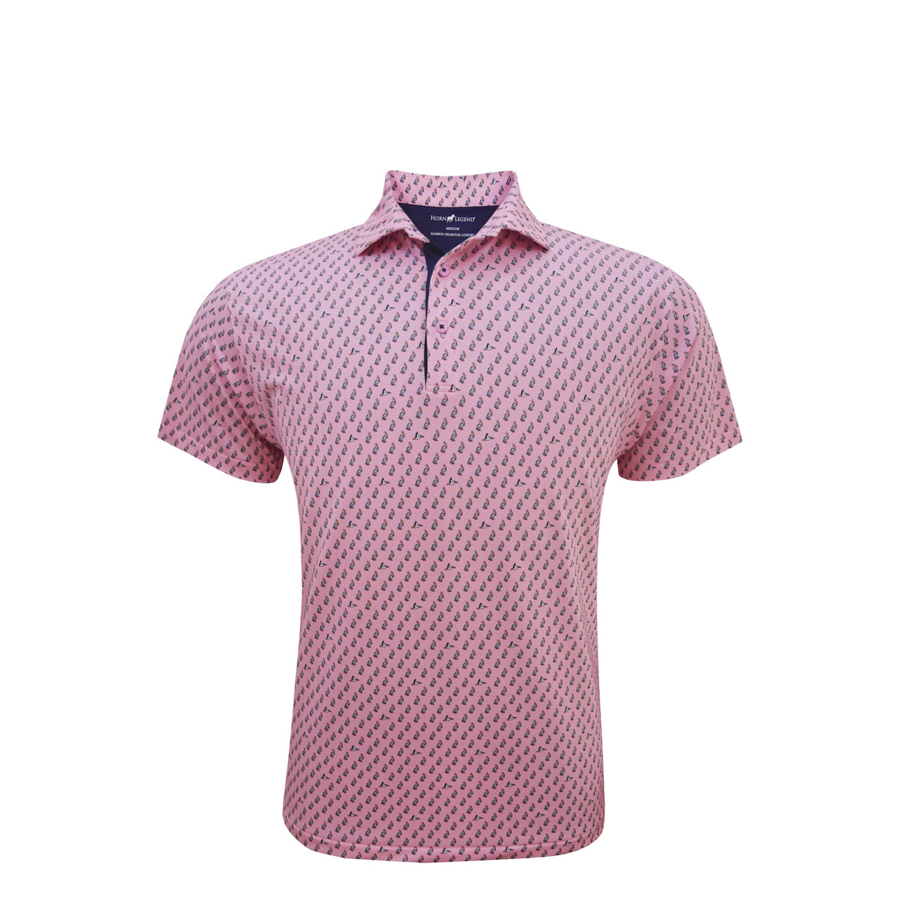 rosymonster♡logo dot polo shirt Men's brrr°®-eeze Heather Performance Polo Shirt | Southern Tide