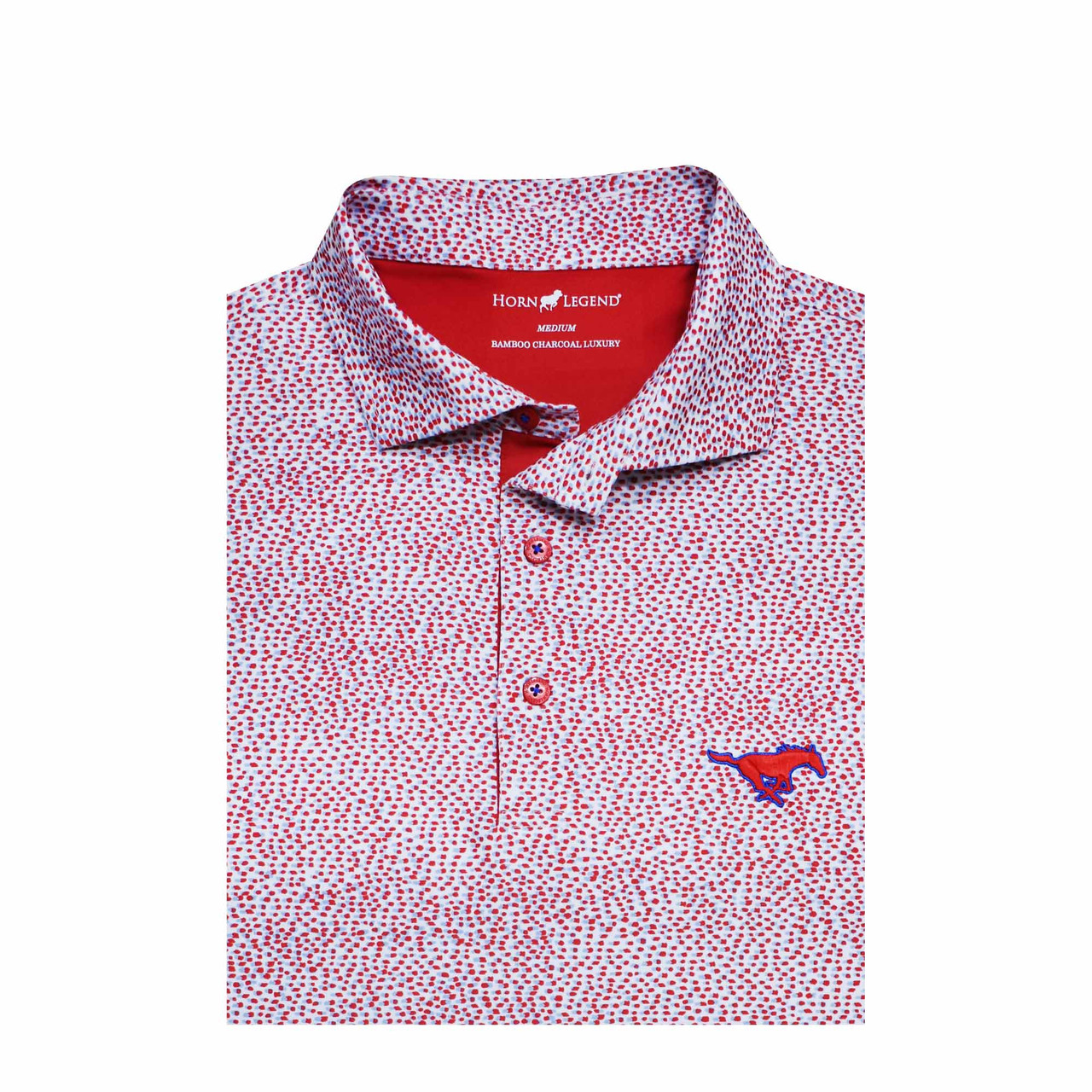 SMU Mustangs Cheerdrop Polo