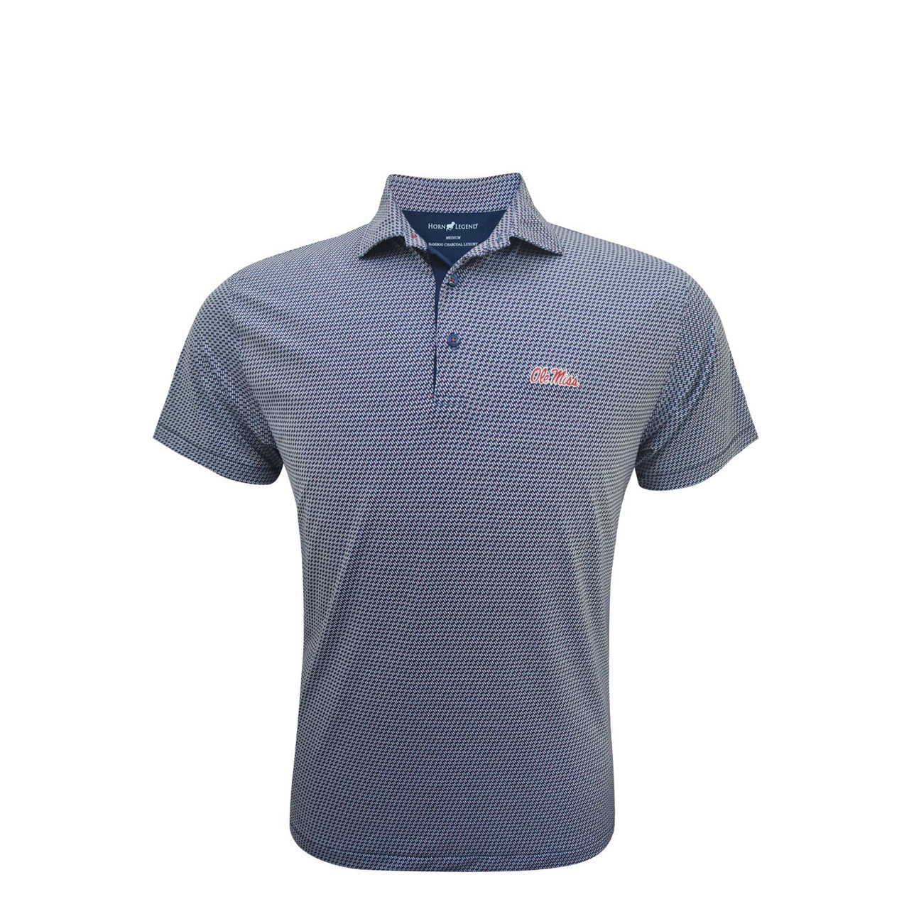 Ole Miss Navy Interlink Polo