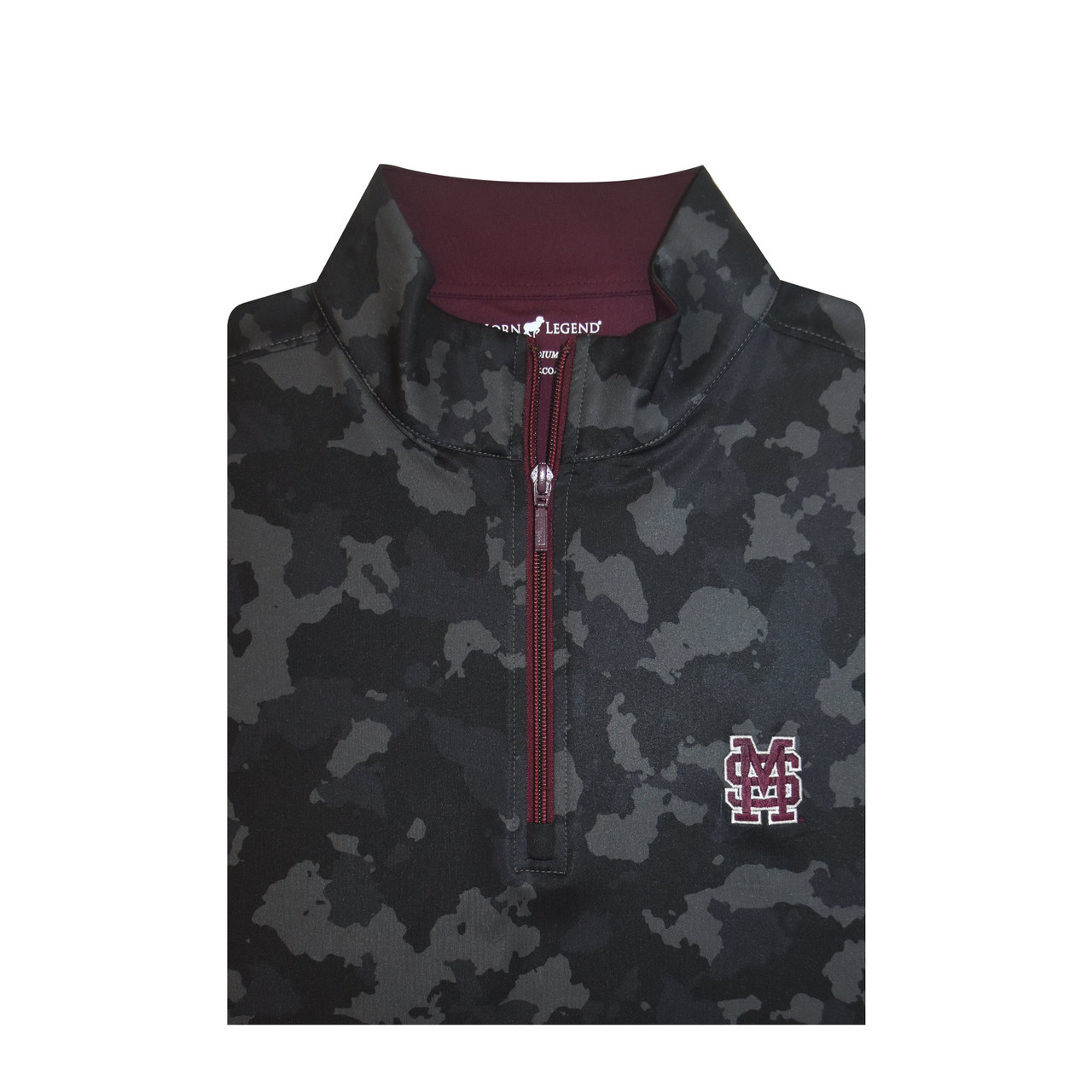 Mississippi State Charcoal Camo Pullover