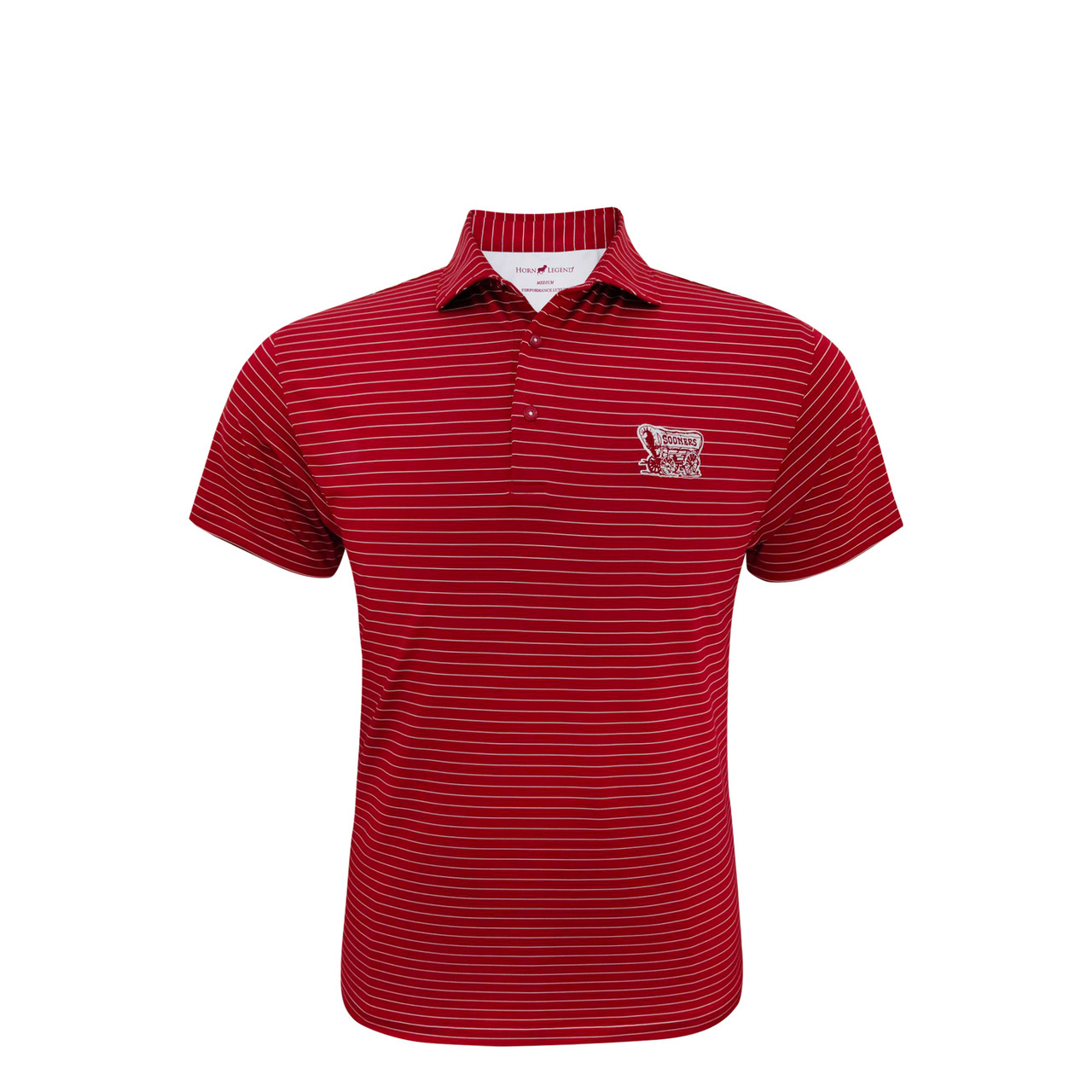 Oklahoma Sooner Schooner BEAT TEXAS Crimson 3/8 Stripe Performance
