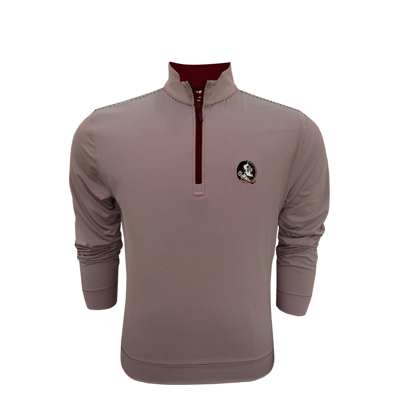 Florida State Garnet 1/24 Stripe Performance Pullover