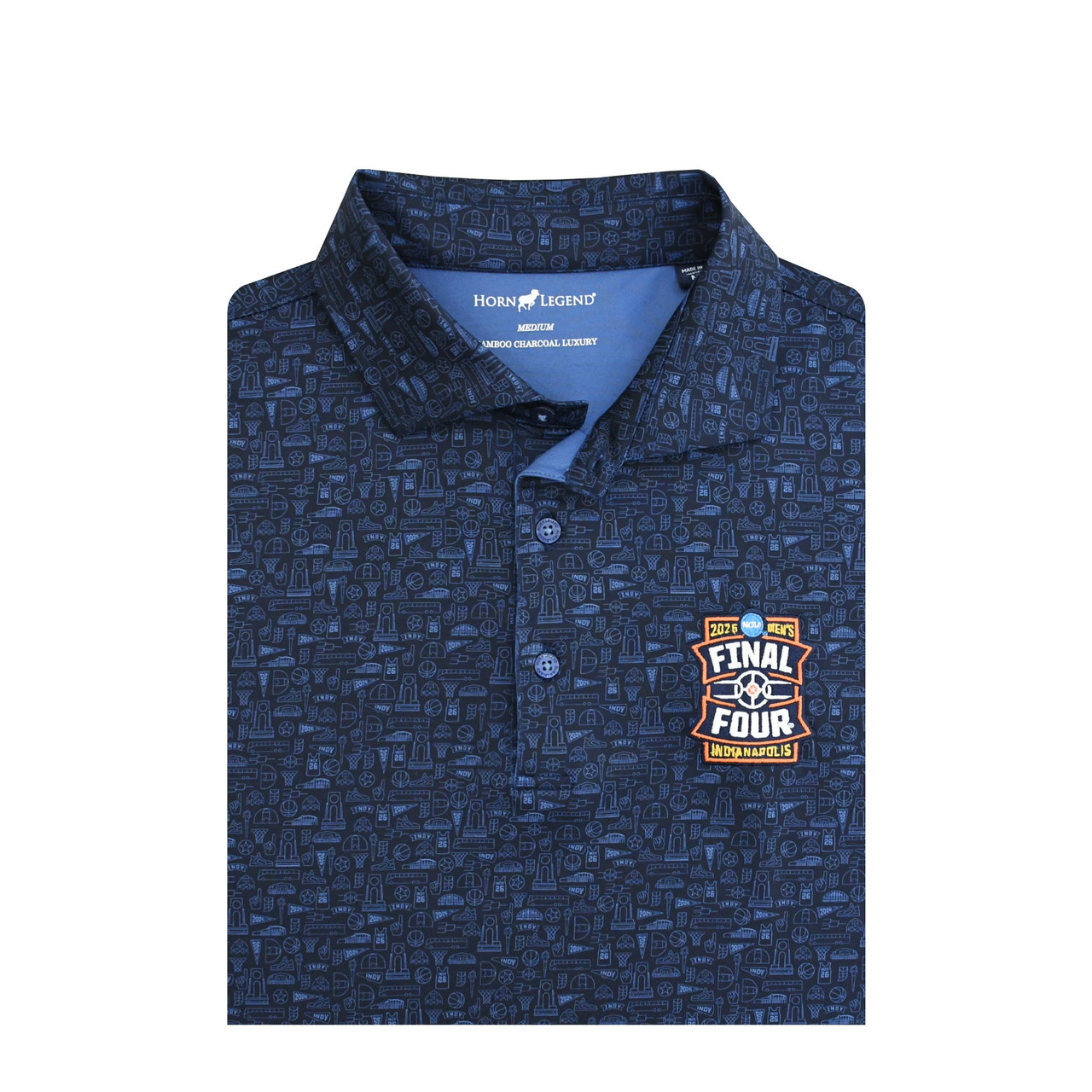 2026 NCAA March Madness Final Four Indy Polo - Navy
