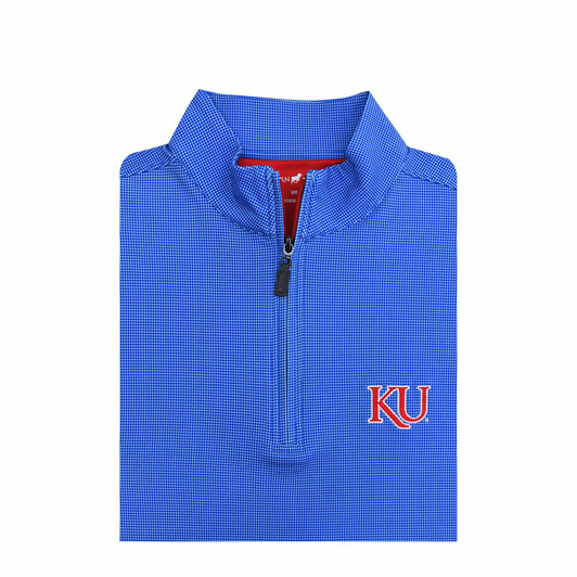 Kansas Jayhawks KU Shepherd Pullover - Blue