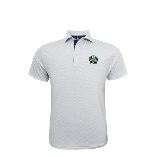 2026 NCAA Baseball Men's College World Series Diamond Classic Polo - White & Grey