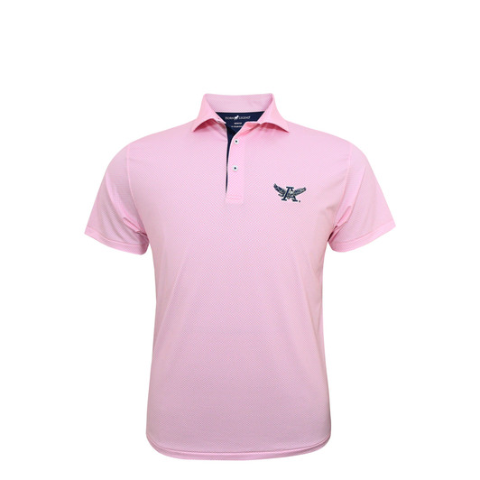 Auburn Tigers Vintage Eagle A Cross Hatch Polo - Rose Quartz