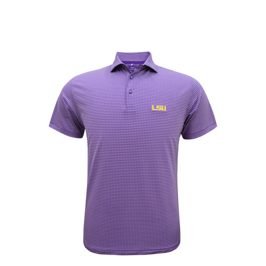 LSU Tigers Wicker Polo - Purple