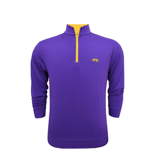 LSU Walking Tiger Pullover - Purple with Gold